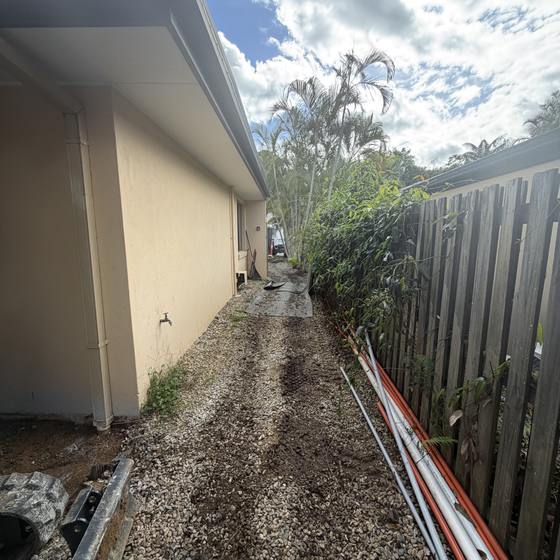 Side access too narrow for anything bigger