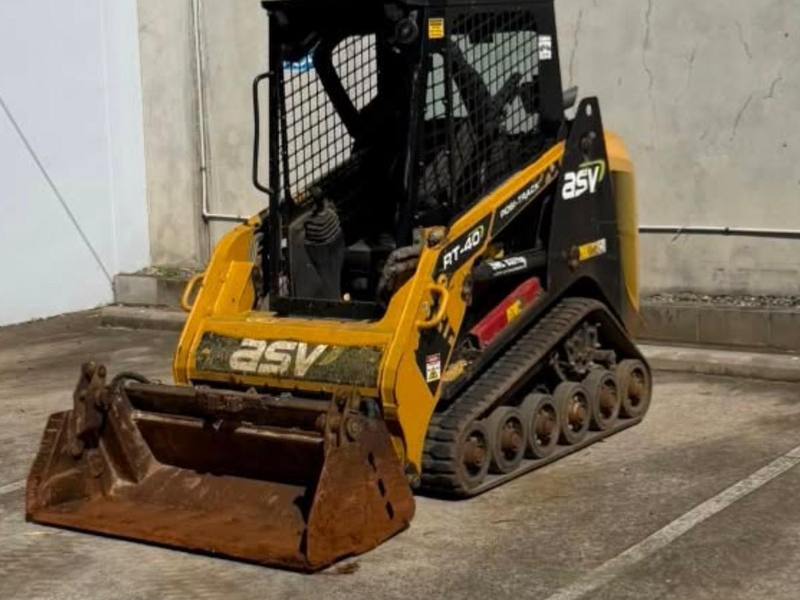The ASV RT-40 Posi-Track loader with its bucket on the ground